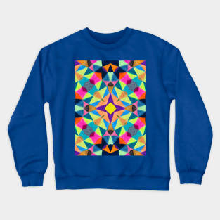 Color Pencils Pattern Crewneck Sweatshirt